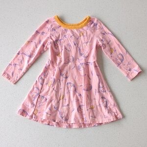 Dr. Seuss Pink and Yellow Kids Casual Dress